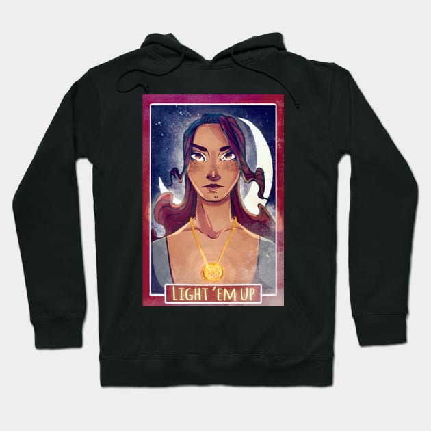 Bryce Quinlan - House of Earth and Blood (Crescent City) Hoodie by livelonganddraw